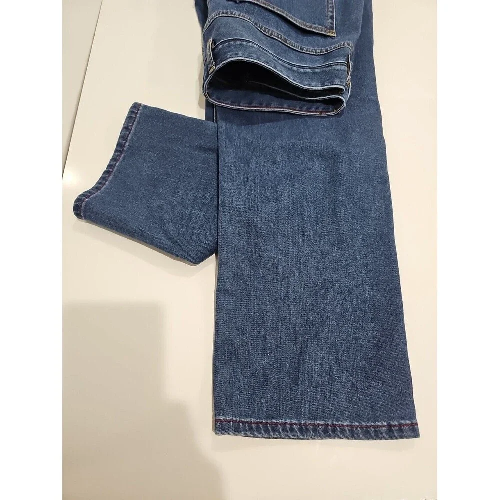Tommy Bahama Straight Leg Jeans 36X32 Blue Denim Pants Stretch 92% Cotton Soft - Picture 10 of 10